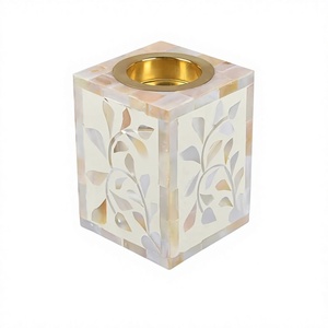 Stylish Mabkhara for Luxury <b>Home</b> Fragrance Ramadan Decor and Eid Mubarak Gifts Handcrafted Mother of Pearl Arabic Incense Burner - Product Image 1