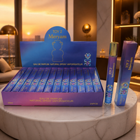 Semprotan Parfum Royal Violet untuk Semua, Set Hadiah Botol Kristal, Aroma Tahan Lama, untuk Resepsi Pesta Topeng