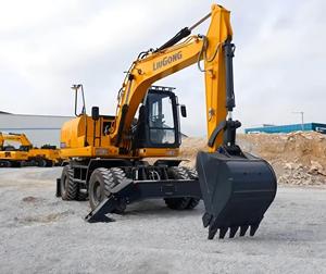 Suministro Directo de Fabricante: Excavadora Hidráulica de Ruedas W915E de 14.6t, Tracción en las Cuatro Ruedas, Excavadora Móvil con Soporte para Martillo Rompedor - Product Image 2