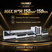Centre d'usinage CNC PARKER pour fenêtres et portes en aluminium et PVC avec moteur de haute précision – Machine pour fenêtres et portes