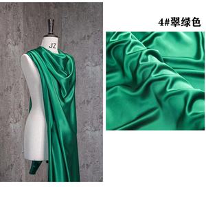 Vestido de tela satinada Poliéster Color satinado Imitación de seda Ropa Forro Tela de seda - Product Image 5