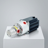 Pompe à engrenages à entraînement magnétique sanitaire, moteur DC, en acier inoxydable 316L, pompe doseuse de qualité alimentaire, débit réglable, zéro fuite pour liquides