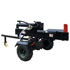 Fendeuse de bois manuelle hydraulique électrique compacte pour usage domestique – Outil de fendage et séparateur de bois polyvalent - Product Image 1