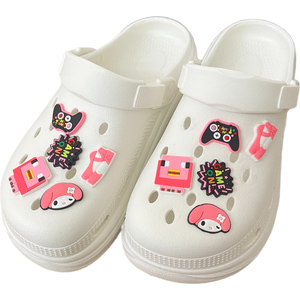 Charmes de chaussures en PVC personnalisés INS à la mode, 2,5-3,5 cm, décorations mignonnes pour chaussures et sabots - Product Image 3