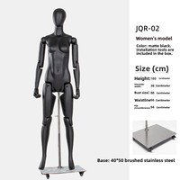 Mannequin articulé unisexe en fibre de verre pour affichage de vêtements, modèle de mouvement robotisé statique pour la course à pied