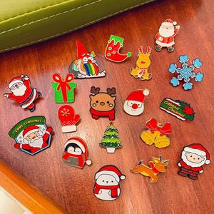 Модные дизайнерские броши и значки на заказ: милые, твердые и мягкие, с мультяшными и рождественскими мотивами, снеговик, металлические, эмалированные, для лацкана - Product Image 5