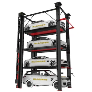 Multi-level Stacker Vehicle Parking Storage Equipment Shared Post Car Parking Lift