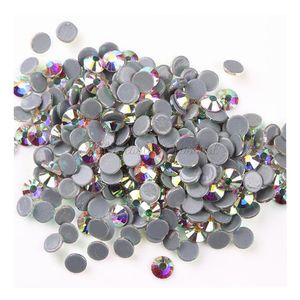 3A ss3-ss5 pas cher prix cristal lâche pierres cristal AB dos gris en verre hotfix strass cristal pour vêtements - Product Image 2