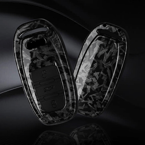 Housse de <span class=keywords><strong>clé</strong></span> de voiture en fibre de carbone ABS pour <span class=keywords><strong>Audi</strong></span> A1 <span class=keywords><strong>A3</strong></span> <span class=keywords><strong>8P</strong></span> A4 B9 A5 A6 C7 8S 8W A7A8 03 05 07 4M S4 S5 56 57 S8 RS3 RS6SQ5 TTS TFSI - Product Image 5