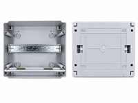 Boîtier de distribution d'alimentation extérieur étanche IP65 en plastique ABS 12 voies HA-12WAY avec disjoncteur 63A