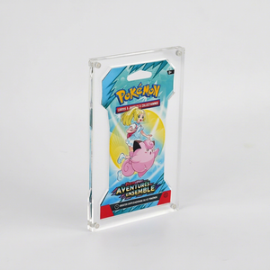 กล่องอะคริลิคใสสำหรับใส่การ์ดโปเกมอน ขนาด 6 นิ้ว แบบตั้งสำหรับของสะสม - Product Image 1