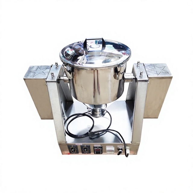 High Efficiency Stainless Steel Dry Powder Mixer Machine for Food and Chemical (Laboratory 10L/20L/50L Rotary Drum Blender