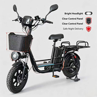 Bicicleta Eléctrica Plegable de 16 Pulgadas, 500w, 800w, 1000w, 48v, 60v, 72v, con Llantas Gruesas, para Adultos
