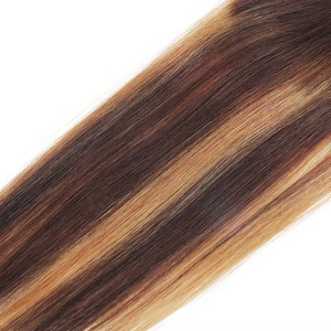 Chiusura Frontale 4x4 in Pizzo P4/27 Economica, Capelli Vergini con Cuticole Allineate, Lisci, con Doppia Trama a Macchina - Product Image 4