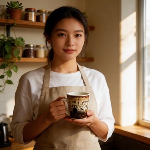 Taza de Cerámica/Piedra <span class=keywords><strong>con</strong></span> Diseño de Logotipo, Marca Harvit, Diseño Contemporáneo de Shandong, en Promoción - Product Image 5