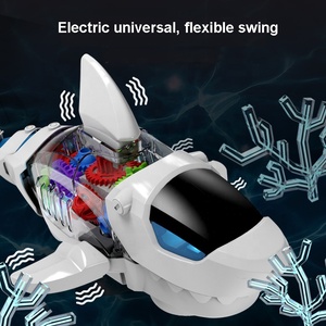 ของเล่นเกียร์ไฟฟ้า Shark <span class=keywords><strong>Megalodon</strong></span>,ของเล่นฉลามสำหรับพัฒนาเด็กมีเกียร์ส่งผ่านแสงและดนตรี - Product Image 5