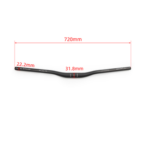 Manubrio per Bicicletta HB03-B con Rialzo 12mm 20mm 30mm, Manubrio a Coda di Rondine per MTB Downhill 31.8mm in Lega di Alluminio per Bici a Scatto Fisso - Product Image 3