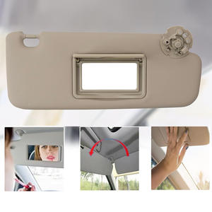 Pare-soleil beige Chevrolet Cruze côté passager, pliable, rectangulaire, accessoire de toit intérieur de voiture - Product Image 4