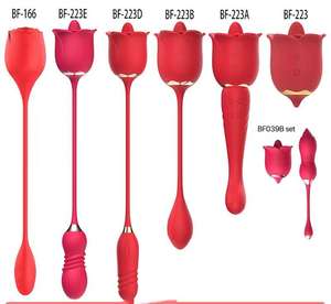 Rosa reale adulta 12 velocità G-Spot vibratore fiore Sex <span class=keywords><strong>Toy</strong></span> con funzione di succhiare Dildo giocattolo rosa reale Dildo - Product Image 5