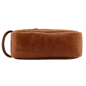 Premium Leather High Quality New Designer Custom Leather Wash <b>Bag</b> Leather Zipper <b>Toiletry</b> <b>Bag</b> <b>Travel</b> Storage Portable Wash <b>Bag</b> - Product Image 6