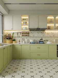 Modern Solid Wood <b>Kitchen</b> Cabinet Sets Lacquer Finish, Melamine/MDF Options, Complete <b>Pantry</b> <b>Storage</b> for Smart Home Improvement - Product Image 6