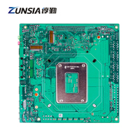 Carte mère Zunsia LGA 1700 Intel 12e et 13e génération, chipset H670/Q670, TPM2.0, 8*SATA3.0, 2*DDR5 64 Go, Mini ITX, carte mère NAS