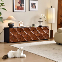 Meuble de salon combiné, armoire de rangement, table de chevet