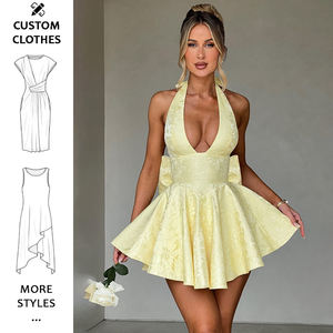 Nuovo arrivo 2025 con scollo a schiena alta senza schienale <span class=keywords><strong>abito</strong></span> da <span class=keywords><strong>principessa</strong></span> per le donne - Product Image 2