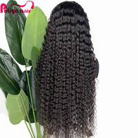 Prêt à expédier Perruque frontale en dentelle suisse transparente 13*4 5x5 Cheveux humains longs 32 pouces bouclés profonds Perruque de cheveux vierges vietnamiens pour femmes
