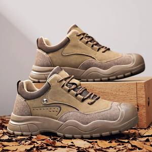 Bottes de travail pour hommes 2025 – Nouvelles chaussures d'automne et d'hiver antidérapantes et résistantes à l'usure – Baskets pour hommes pour la randonnée et l'alpinisme en extérieur - Product Image 4