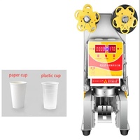 Machine à sceller les gobelets en papier et en plastique JUYOU, machine à sceller les gobelets à thé au lait, machine à sceller les gobelets à jus et à thé