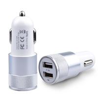 Accessoires mobiles Chargeur rapide pour allume-cigare de voiture Adaptateur double USB Charge rapide Mini chargeur 5V 2.1A Chargeur pour Samsung