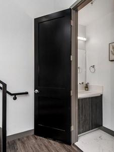 Lửa Cửa & khung nội thất lõi rắn 20-45-60-90min lửa đánh giá Shaker phẳng 1-panel primed cửa - Product Image 6