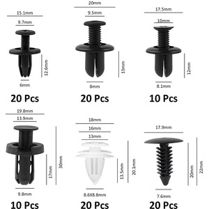 <b>Car</b> Plastic <b>Clips</b> For Mazda Bente Ruiying Fender Trim Replacement Repair Fasteners Auto Parts - Product Image 2