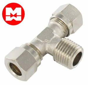 MKB MKT MPB PT <span class=keywords><strong>PB</strong></span> Raccords de tuyauterie Pex en laiton 20-32mm Double couleur Compression Couplage Coude Tee Pex Laiton Pièces pneumatiques - Product Image 3