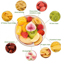 Fruit- en groentesnacks 125g Gemengde set van 8 soorten Zoete gedroogde vruchten