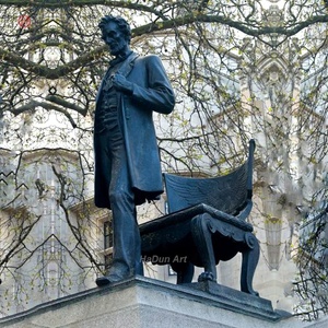 Famosa <span class=keywords><strong>estatua</strong></span> de bronce de Abraham <span class=keywords><strong>Lincoln</strong></span> de tamaño real - Product Image 5