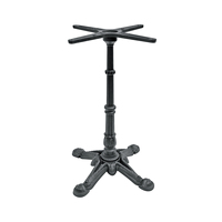 Base de table en fonte de style mid-century, 4 pieds à griffes, durable, pour mobilier de restaurant, salle à manger d'hôtel, pliable, extérieur, hôpital, vente en gros