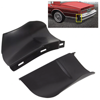 Remplisseurs de pare-chocs Garniture de remplisseurs arrière noire pour Chevy Caprice Impala 1986-1990