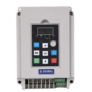 Economische Goldbell Odm Eenfasige Output Vfd 0,75kw 1,5kw 2,2kw 220 Volt Vector Regeling Variabele Frequentie Drive Met Mppt