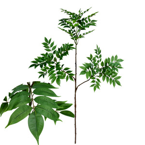 Ramo de Plantas Artificiales de 30cm-190cm, Lámina de Plástico, Decoración para el Hogar y la Oficina, Decoración Verde, Estilo Pastoral - Product Image 5
