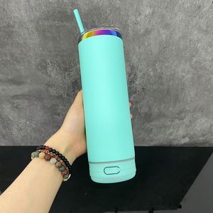 Stainless Steel Vacuum Insulated 20Oz Smart <b>Music</b> Player Tumbler Straight Display Speaker Cups - Product Image 2