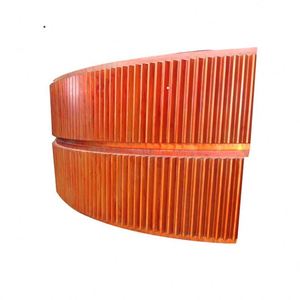 Fabricación en China, planta de cemento personalizada, engranaje de circunferencia de fundición de gran diámetro, horno rotatorio de acero de aleación, módulo grande, engranaje de medio anillo - Product Image 1