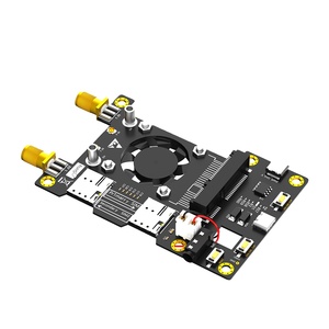 Carte adaptateur PCIE réseau LTE Raspberry Pi 3 Gram avec ventilateur LED à changement de couleur et base de montage Stock Base Hat pour Raspberry Pi 3 Gram - Product Image 1