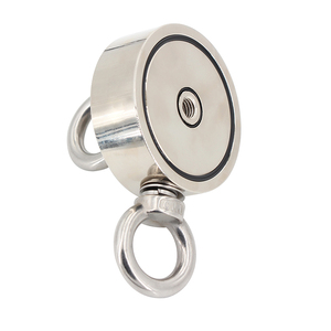 N35 D67mm 380LBS/170kg Double Face Super Strong Néodyme Ronde De Pêche Aimant avec alésage - Product Image 4