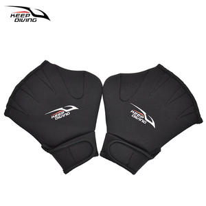 Adjusable Wris Training Hand <strong>Fins</strong> 2MM Adul Men and Women Fingerless Winer <strong>Swimming</strong> Paddling Diving Gloves Imiaion Duck - Product Image 5