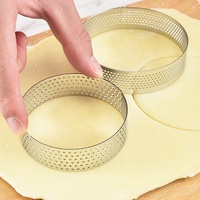 Outils à gâteau en acier inoxydable de haute qualité pour la cuisine, cercle à mousse rond, moule à tarte rond creux