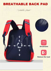 Sac d'école léger pour enfants, impression personnalisée du logo, sac à dos pour l'école primaire, sac à dos pour garçons - Product Image 2