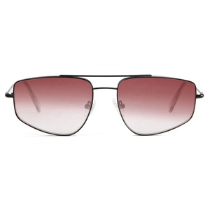 Occhiali da Sole Geometrici in Metallo Stile Pilota 2026 per Uomo Kaleo Designer Tendenza Lenti Sfumate Protezione UV Occhiali da Sole per Donna 57mm - Product Image 1