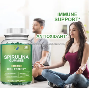 OEM Spiruline Chlorella Gummy Bienfaits pour la santé Supplément Spiruline Gummies pour stimuler le système immunitaire - Product Image 2